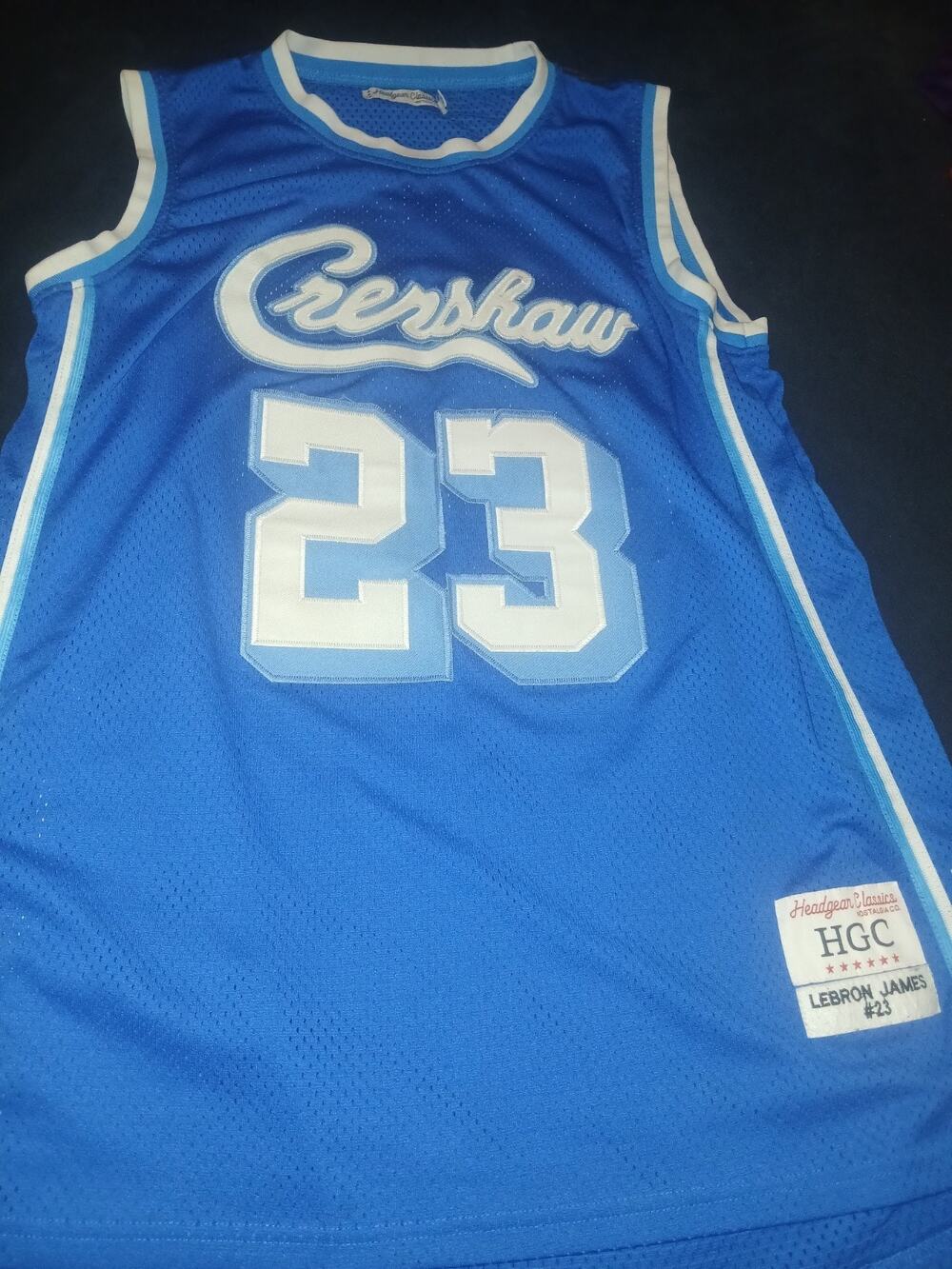 New Mens Crenshaw James 23 Basketball Jersey 2XL Blue Tank Top